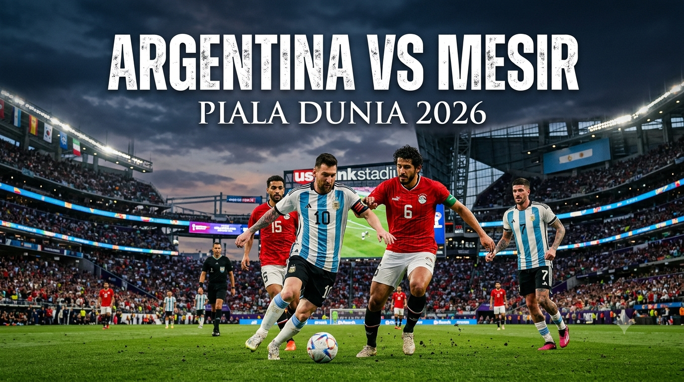 Argentina vs Mesir Piala Dunia 2026 Pukul 23.00 WIB Malam Ini Semakin Menarik Bersama Jalalive yang Menghadirkan Streaming Babak Gugur Penuh Tensi