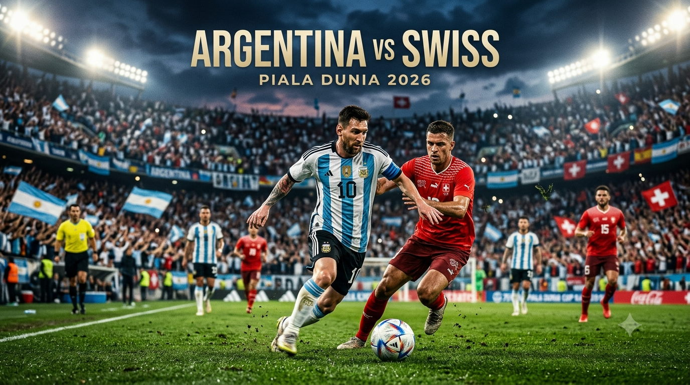 Argentina vs Swiss Piala Dunia 2026 Besok Pagi Kini Menjadi Sajian Streaming Terbaik Bersama Jalalive