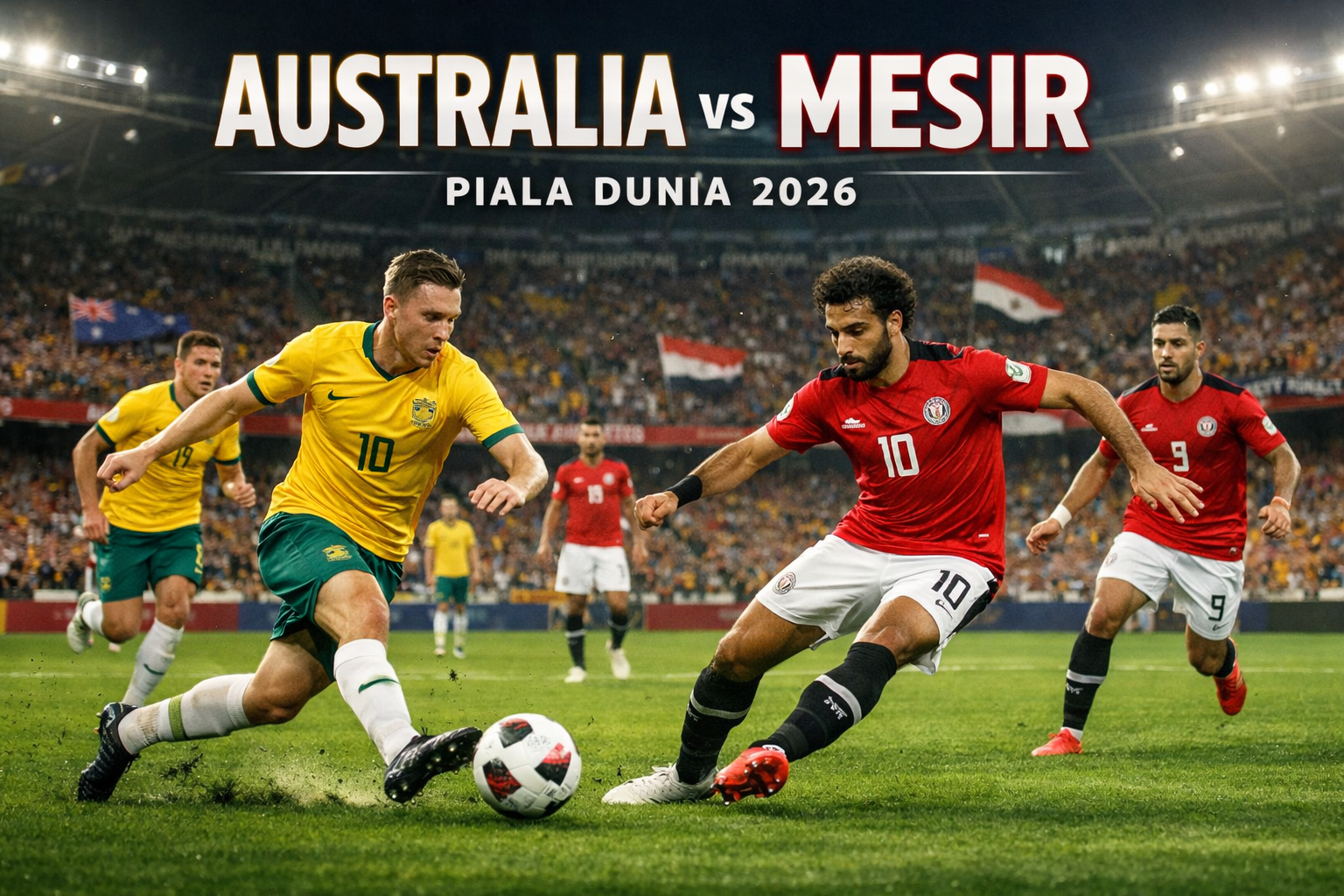 Australia vs Mesir Piala Dunia 2026 Dini Hari Ini Pukul 01.00 WIB – Rasakan Keseruan Streaming Eksklusif Bersama Jalalive