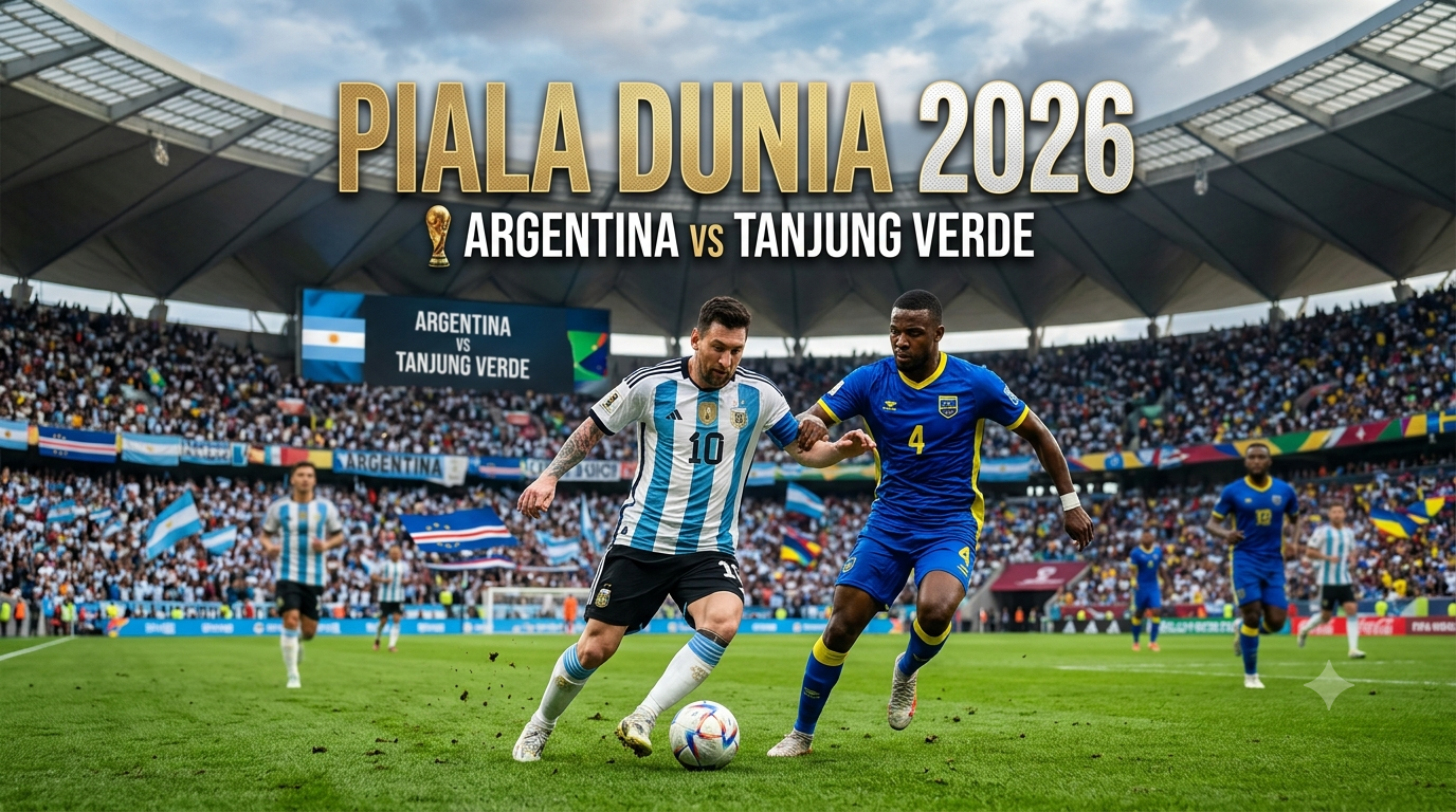 Jalalive Live Streaming Argentina vs Tanjung Verde Piala Dunia 2026 Besok Pagi Jam 05.00 WIB Jangan Sampai Terlewatkan Duel Penting Menuju Babak Selanjutnya