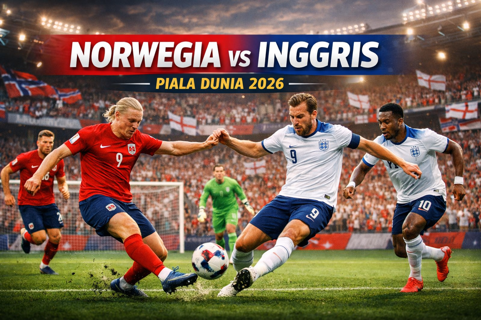 Jalalive Live Streaming Norwegia vs Inggris Piala Dunia 2026 Dini Hari Ini Pukul 04.00 WIB Menjadi Sorotan Pecinta Sepak Bola Dunia