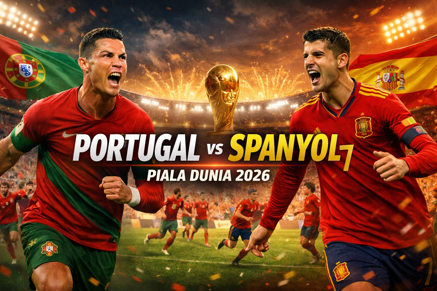 Jalalive Streaming Portugal vs Spanyol Piala Dunia 2026 Dini Hari Ini Pukul 02.00 WIB – Momentum Penentuan Langkah Menuju Gelar Juara Dunia