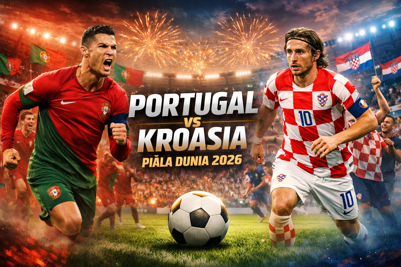 Portugal vs Kroasia Besok Pagi 06.00 WIB Jalalive Streaming Piala Dunia 2026 – Pertandingan Fase Gugur yang Menjadi Magnet Pecinta Sepak Bola Dunia