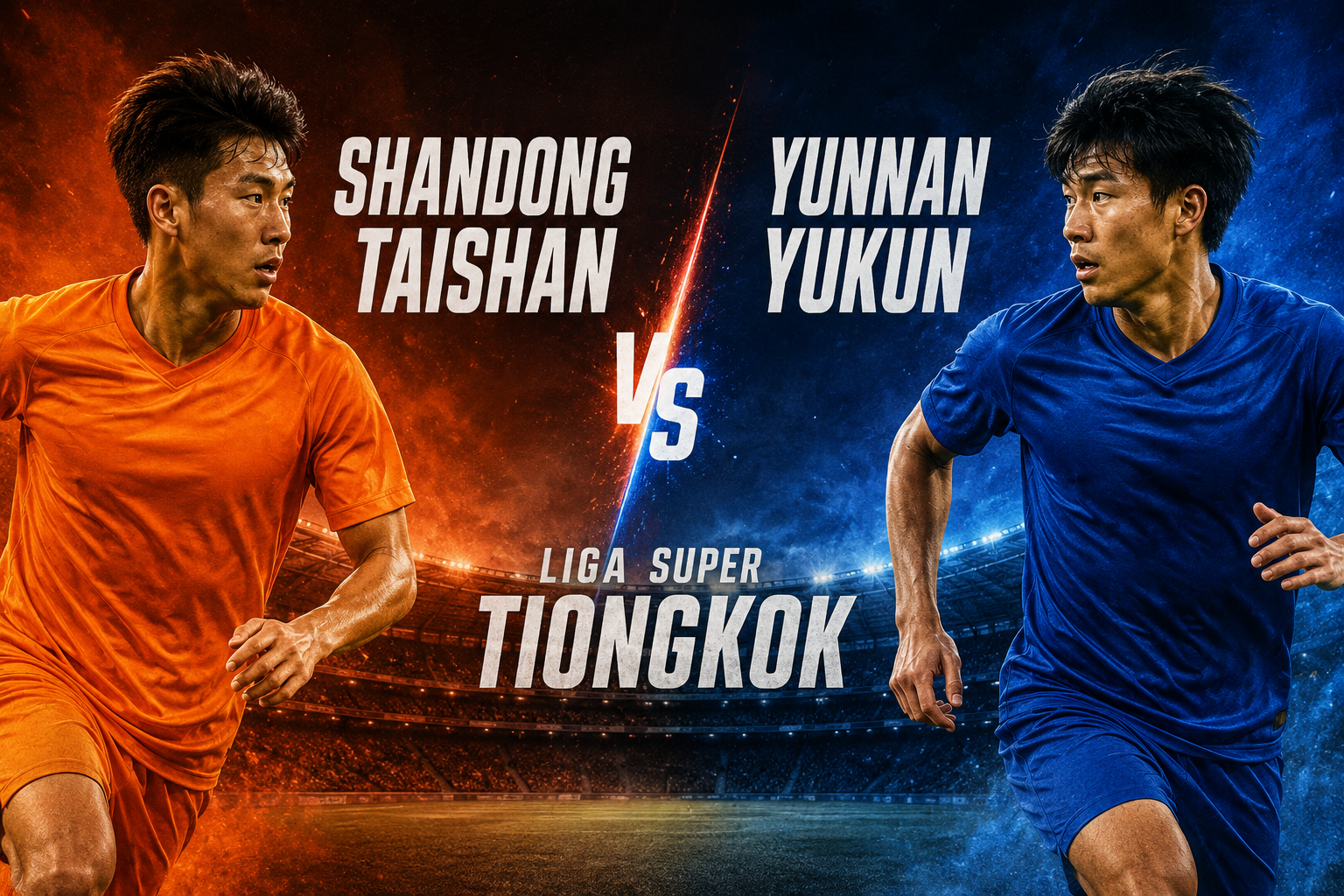 Shandong Taishan Menantang Yunnan Yukun Sore Hari—Update Ada di Jalalive