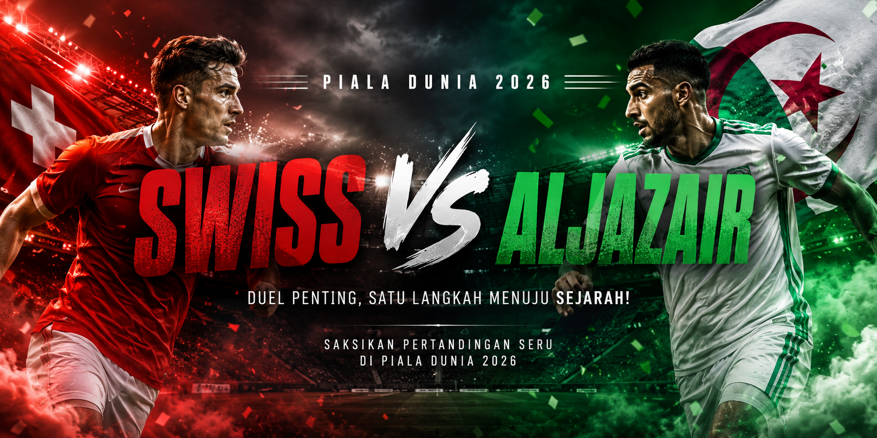 Swiss Berusaha Melanjutkan Perjalanan Jalalive di Piala Dunia 2026 saat Bertemu Aljazair Pagi Ini Pukul 10.00 WIB